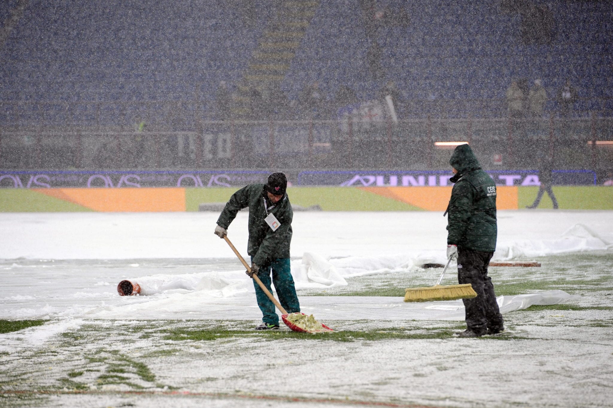 Meteo Serie A, rischio neve in attenuazione